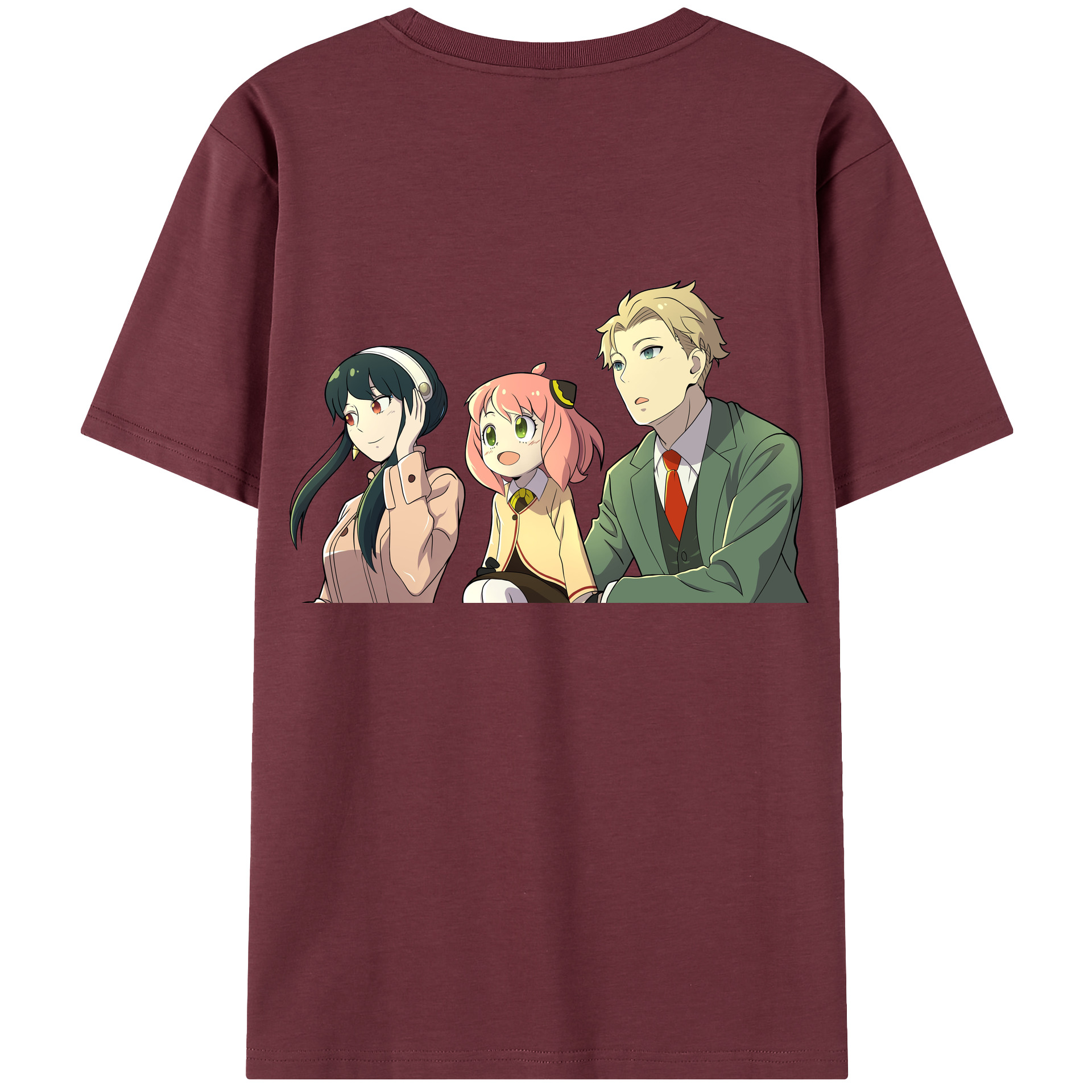 （画像用） SPY×FAMILY间谍家家酒 綿100％半袖Tシャツ（背面プリント）